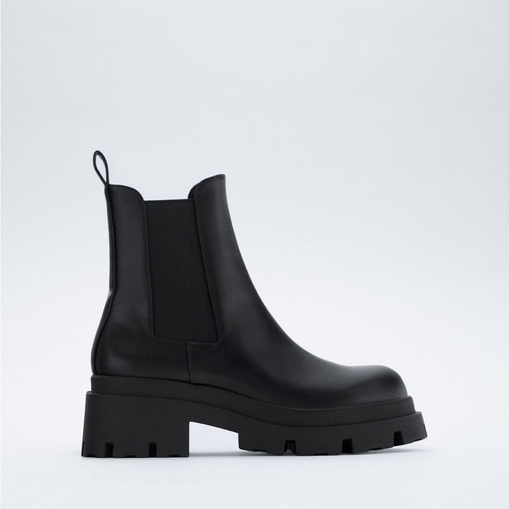 Zara lug sole ankle boots